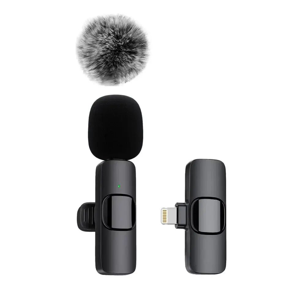 Wireless Mikrofon Mini Mic – Audio & Video Aufnahme für iPhone, Android, Laptop, Live-Streaming & Gaming