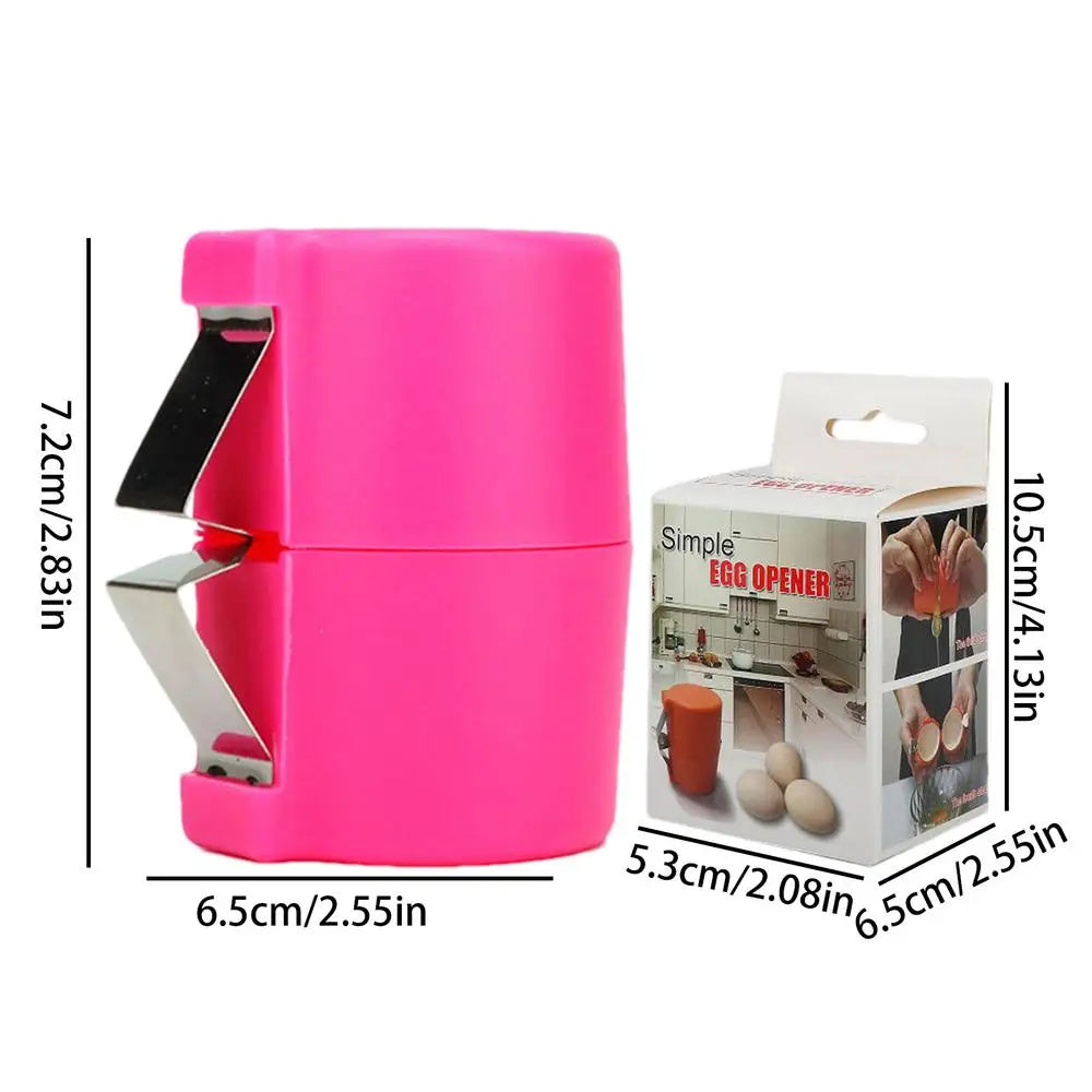 Eierschalenöffner-Set, Handheld-Roh-Eierknacker, multifunktionaler Eierbrecher, lebensmittelechtes Küchengerät zum Kochen und Campen
