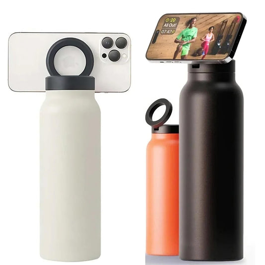 MagSafe Water Bottle with Phoneholder, stay hydrated & hands-free