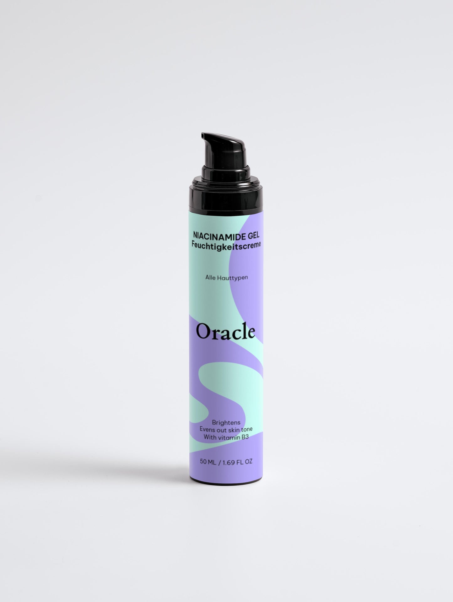 Hydrating Facial Gel mit 5 % Niacinamid, Vitamin B3, Ginkgo Blattextrakt, Algen, frisches Hautgefühl und ebenmäßiger Glow