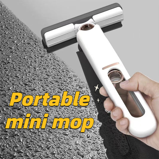 Multifunktionaler neuer Portable Mini Mop – Kompakt, Selbst-Auswringend & Praktisch