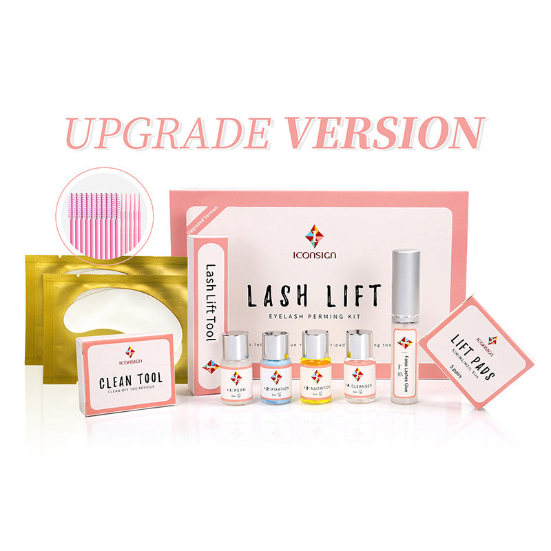 Wimpernlifting-Set für Zuhause, 8 Wochen natürlich geschwungene Wimpern, ohne Mascara oder Termin