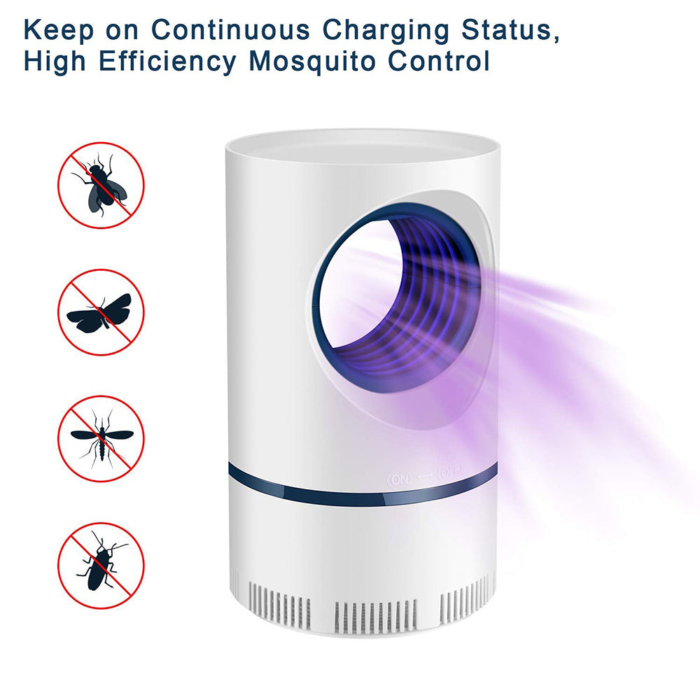 Mosquito Trap with LED Light – USB-Powered Electric Insect Lamp Against Flies & Mosquitoes