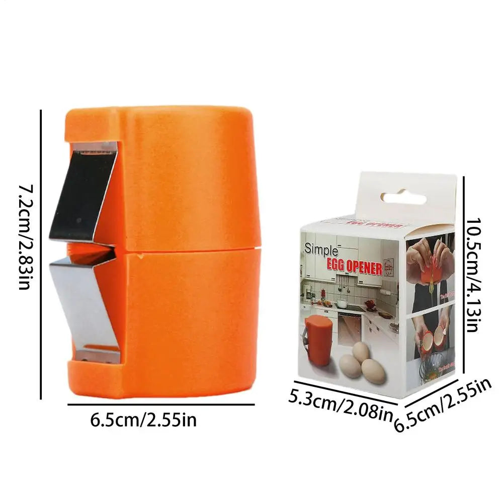 Eierschalenöffner-Set, Handheld-Roh-Eierknacker, multifunktionaler Eierbrecher, lebensmittelechtes Küchengerät zum Kochen und Campen