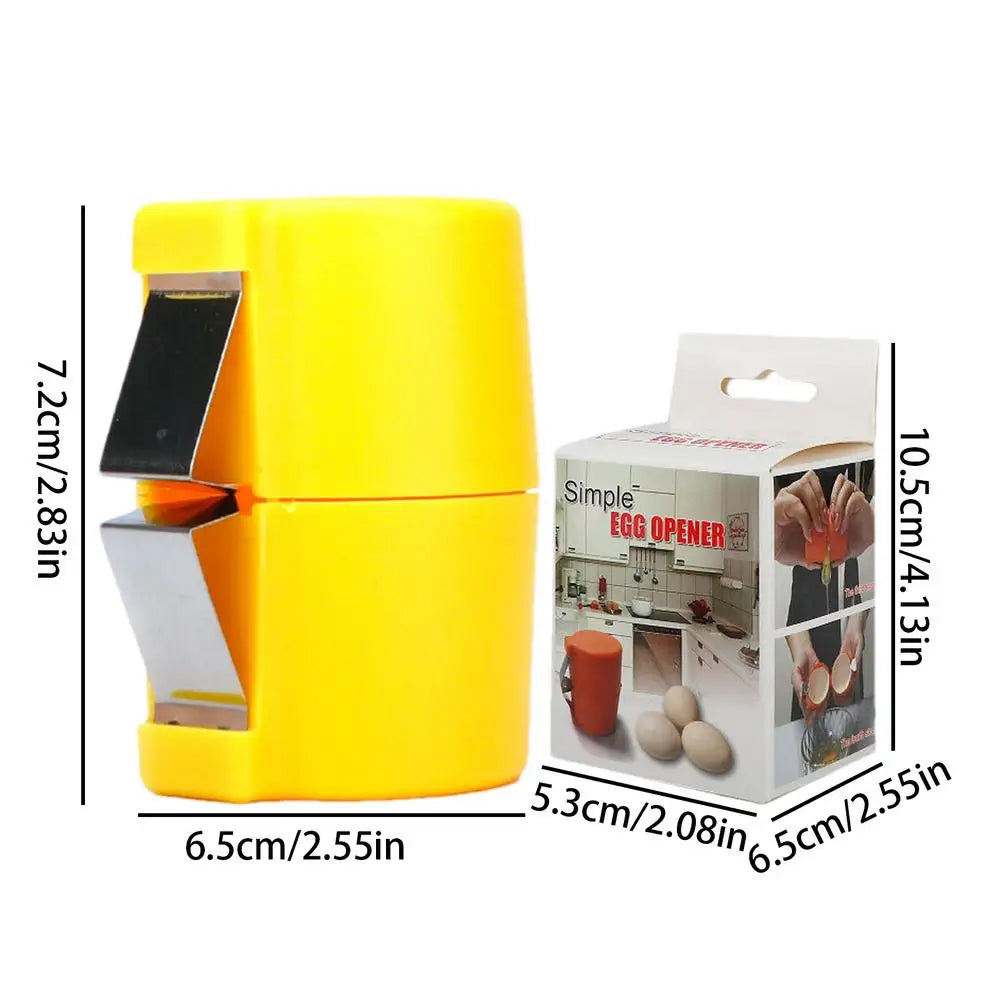 Eierschalenöffner-Set, Handheld-Roh-Eierknacker, multifunktionaler Eierbrecher, lebensmittelechtes Küchengerät zum Kochen und Campen