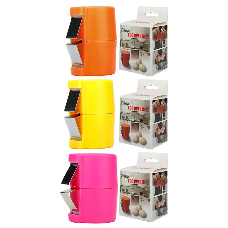 Eierschalenöffner-Set, Handheld-Roh-Eierknacker, multifunktionaler Eierbrecher, lebensmittelechtes Küchengerät zum Kochen und Campen