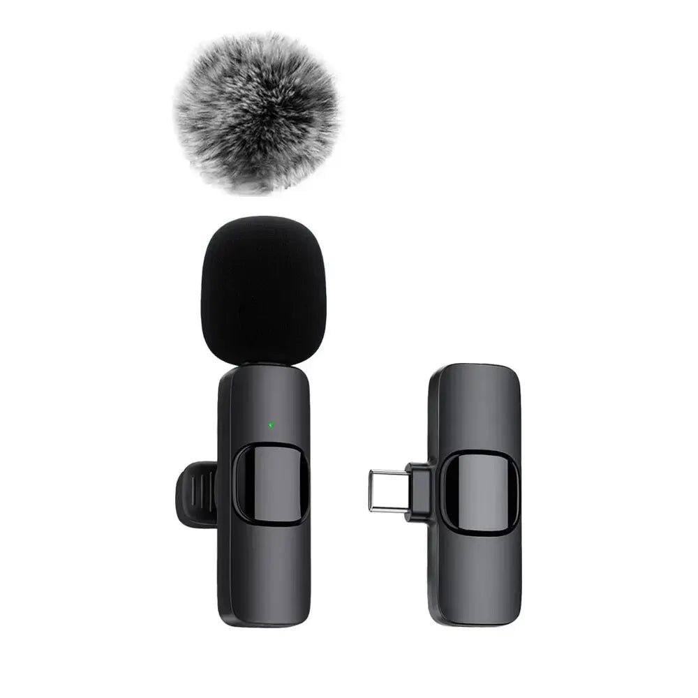 Wireless Mikrofon Mini Mic – Audio & Video Aufnahme für iPhone, Android, Laptop, Live-Streaming & Gaming