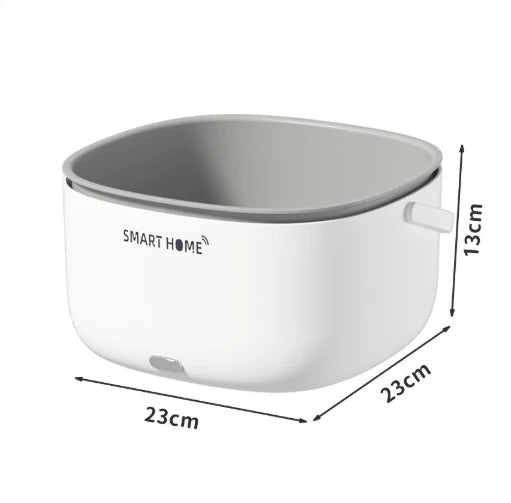 Kabelloser Ultraschall-Reiniger – Entfernt Pestizide, Schmutz & Bakterien von Obst, Gemüse, Fleisch & Fisch 360° Reinigung mit Abtropfkorb