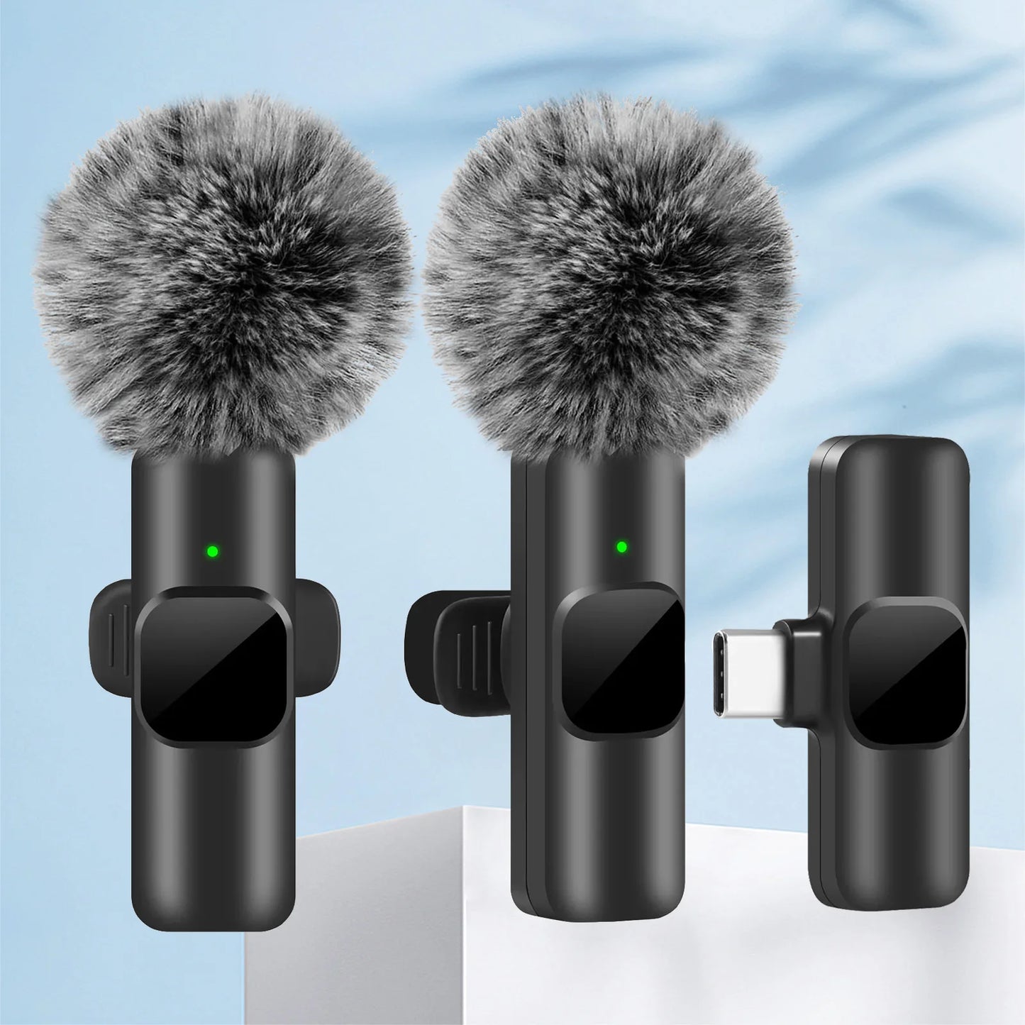 Wireless Mikrofon Mini Mic – Audio & Video Aufnahme für iPhone, Android, Laptop, Live-Streaming & Gaming