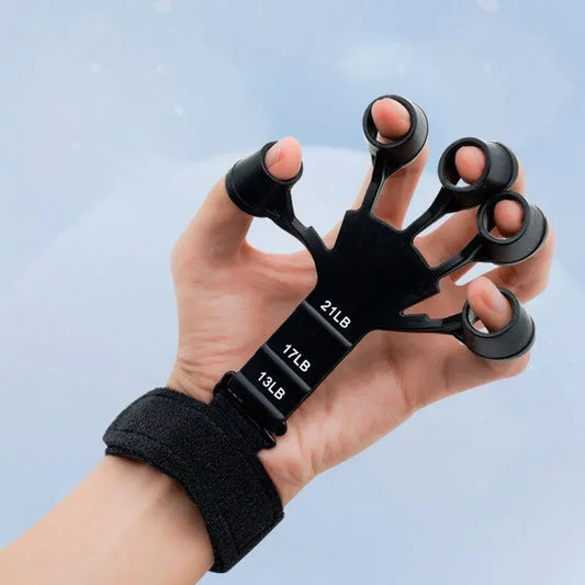 Silikon-Fingertrainer – 5-Finger-Stretcher für Handgelenk & Fingerkraft, zur Reha & Muskelstärkung“