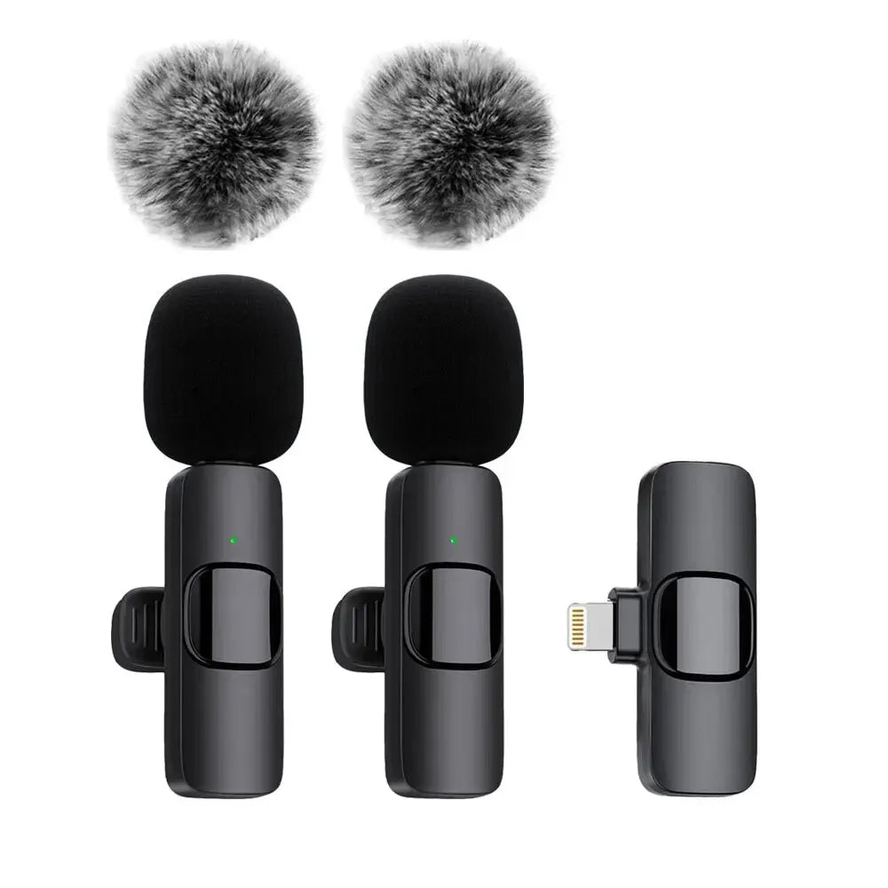 Wireless Mikrofon Mini Mic – Audio & Video Aufnahme für iPhone, Android, Laptop, Live-Streaming & Gaming