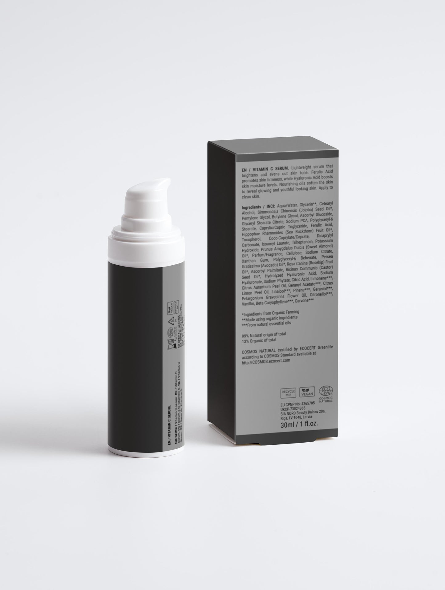 Vitamin C Energising Booster Serum – Leuchtende & Verjüngte Haut, 30ml