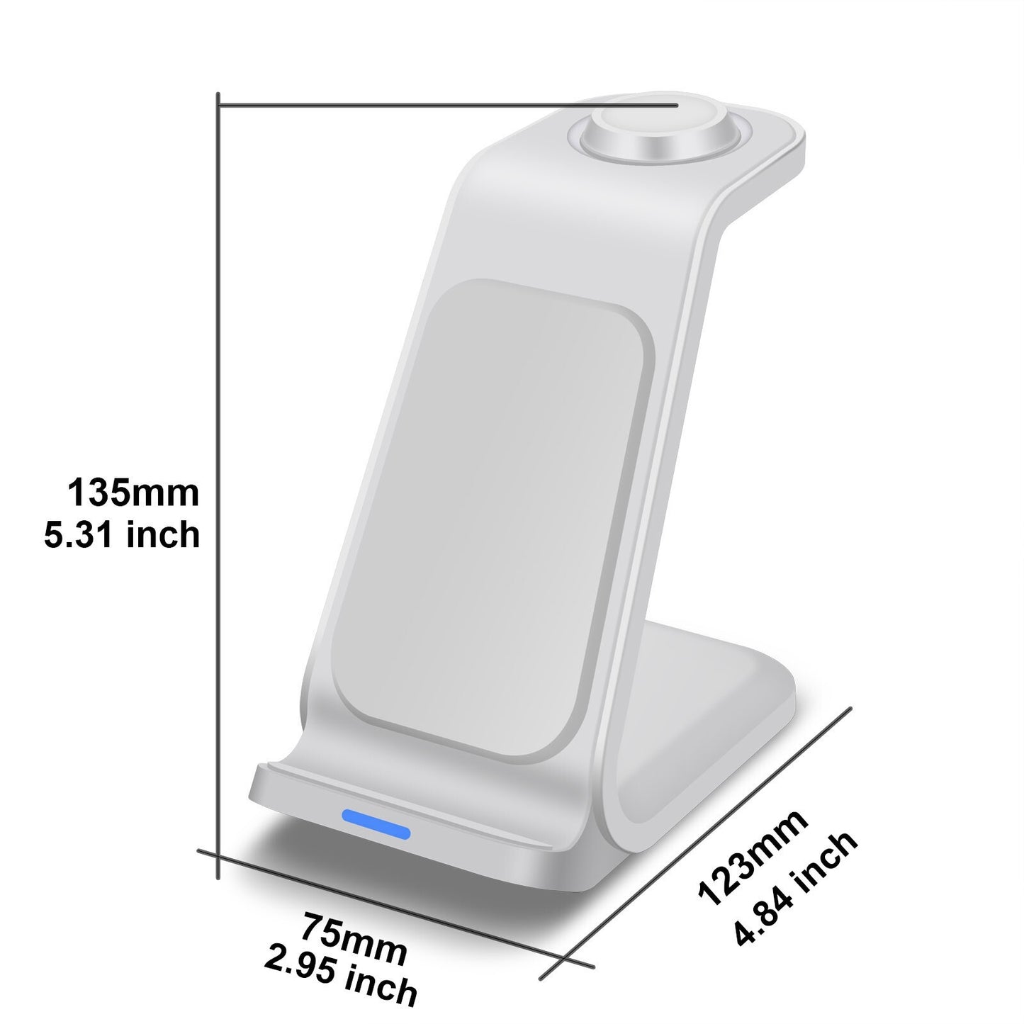 3-in-1 Charging Dock Magnetic Wireless Charging