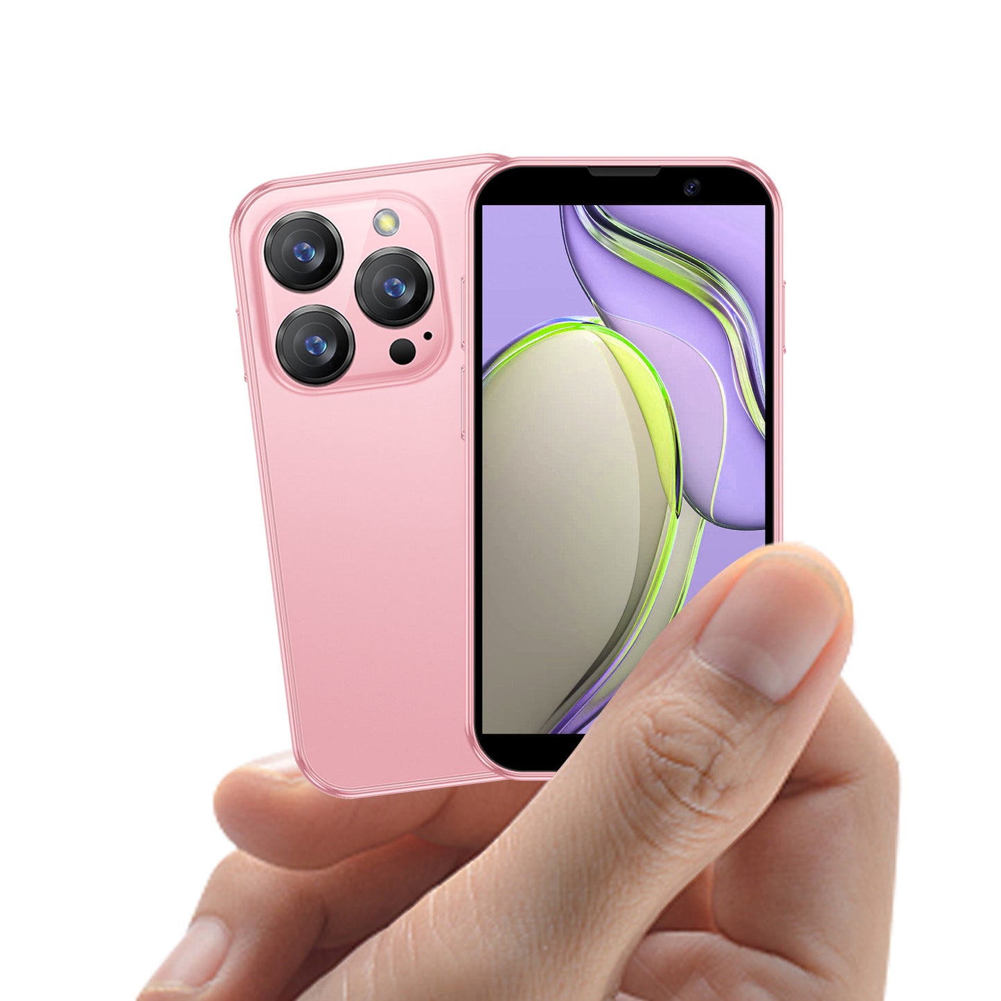 Android Phone mit 3-Zoll-Display, Quad-Core-Prozessor, 16 GB Speicher, Type-C-Ladeanschluss, 3G-Verbindung, SIM-frei, Dual-SIM-Unterstützung und microSD-Erweiterung bis 128 GB