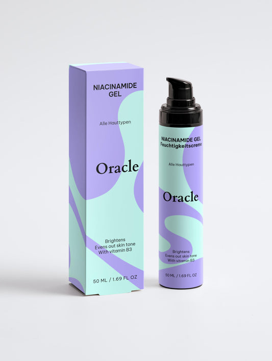 Hydrating Facial Gel mit 5 % Niacinamid, Vitamin B3, Ginkgo Blattextrakt, Algen, frisches Hautgefühl und ebenmäßiger Glow